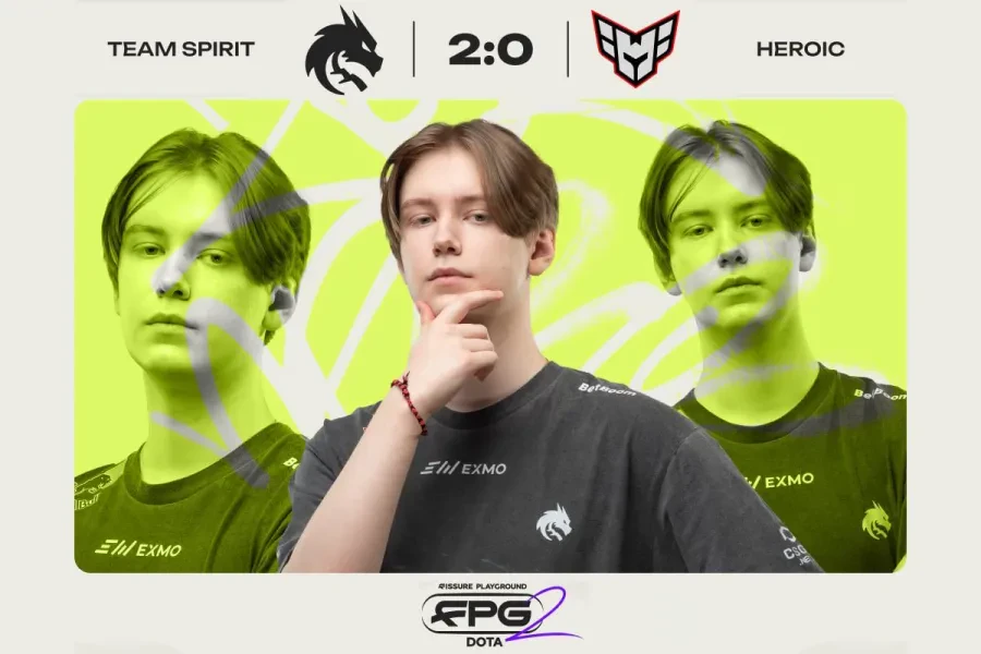 Team Spirit уверенно обыграла Heroic и вышла в полуфинал FISSURE PLAYGROUND 2
