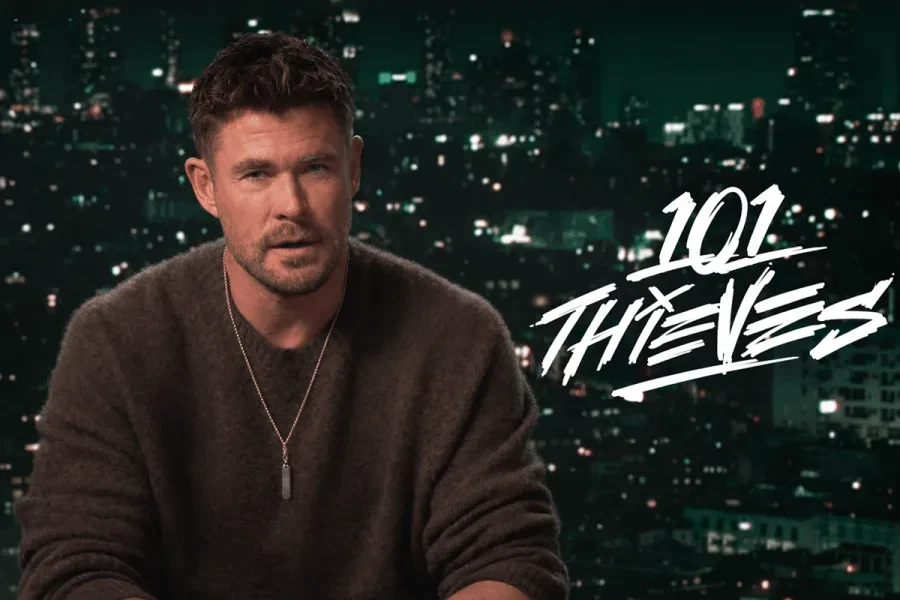 100 Thieves запустила промокампанию фильма Crime 101 с Крисом Хемсвортом