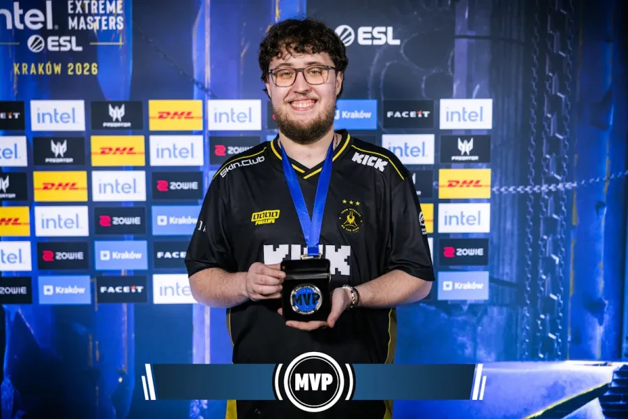 ZywOo стал MVP IEM Krakow 2026 с рекордным рейтингом на Big Event