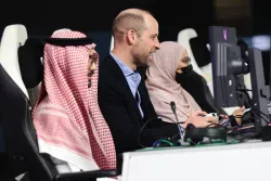 Принц Уильям посетил мероприятие Esports World Cup в Эр-Рияде