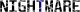 Логотип Nightmare