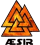 Логотип Æsir