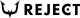 Логотип REJECT