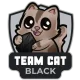 Логотип Team Cat Black