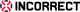 Логотип Incorrect