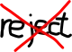 Логотип REJECT